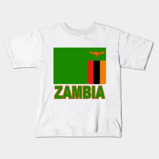 The Pride of Zambia - Zambian Flag Design Kids T-Shirt
